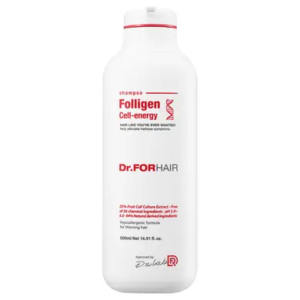 Шампунь для укрепления и восстановления зрелых волос Dr.FORHAIR Folligen Cell-Energy Shampoo (500 мл) – Купити в Україні Ulitka Beauty