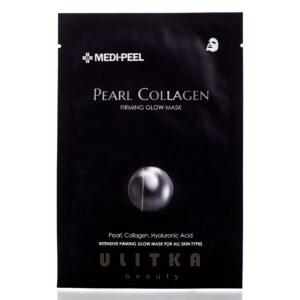 Укрепляющая маска с жемчугом и коллагеном Medi Peel Pearl Collagen Firming Glow Mask (50 мл) – Купити в Україні Ulitka Beauty
