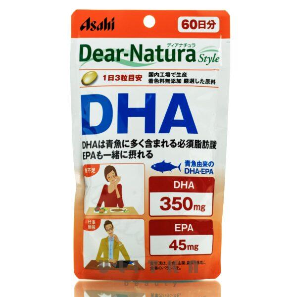 Японская Омега-3  Asahi DHA Dear Natura (180 шт - 60 дн)