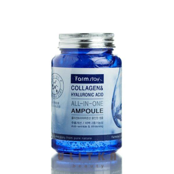 FarmStay Collagen & Hyaluronic Acid All-in-One Ampoule (250 мл)