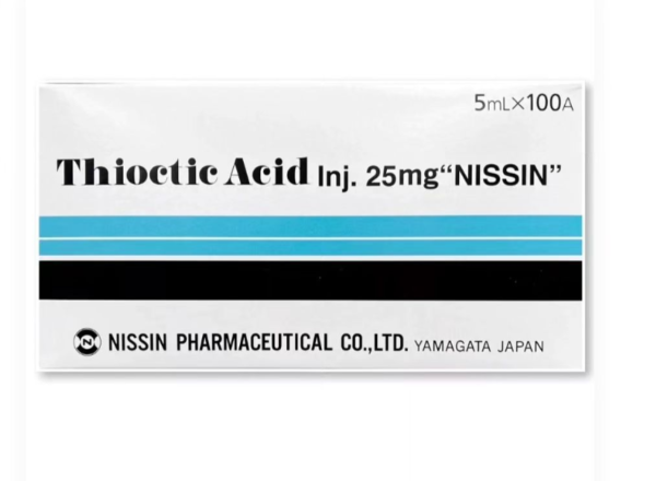 - Липоевая (Тиоктовая) кислота в ампулах Thioctic Acid Nisshin (1*5 мл) - 1 фото галереи