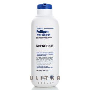 Шампунь от перхоти для ослабленных волос Dr.FORHAIR Folligen Anti-Dandruff Shampoo (500 мл) – Купити в Україні Ulitka Beauty