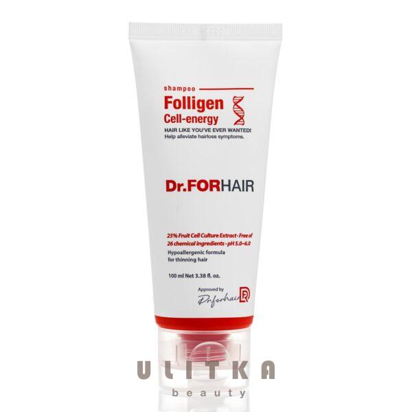 Шампунь для укрепления и восстановления зрелых волос  Dr.FORHAIR Folligen Cell-Energy Shampoo (100 мл)