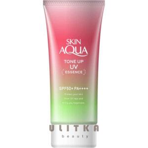Солнцезащитная эссенция  Rohto Skin AQUA Tone Up UV Essence SPF 50+ PA ++++  (80 мл) – Купити в Україні Ulitka Beauty