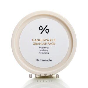 Увлажняющая маска для лица с экстрактом риса Dr.Ceuracle Ganghwa Rice Granule Pack (115 мл) – Купити в Україні Ulitka Beauty