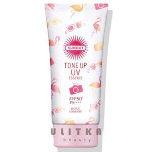 Солнцезащитный крем с тонирующим эффектом Kose Tone Up UV Flamingo Essence SPF50+ (80 мл) – Купити в Україні Ulitka Beauty