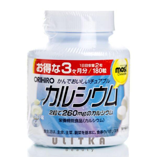 D со вкусом йогурта Orihiro Most Calcium  (180 шт - 90 дн)