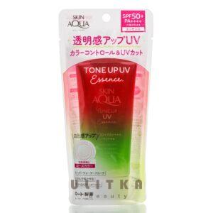 Солнцезащитная эссенция  Rohto Skin AQUA Tone Up UV Essence SPF 50+ PA ++++  (80 мл) – Купити в Україні Ulitka Beauty