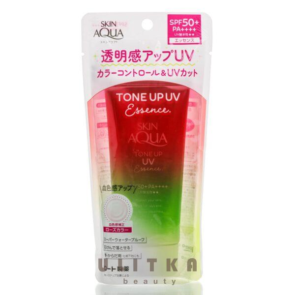 Солнцезащитная эссенция  Rohto Skin AQUA Tone Up UV Essence SPF 50+ PA ++++  (80 мл)