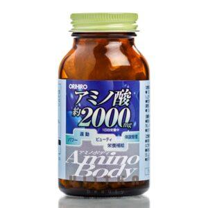 Аминокислоты для активного похудения Orihiro Amino Body 2000 (250 шт - 25 дн) – Купити в Україні Ulitka Beauty