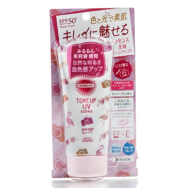 Kose Tone Up UV Flamingo Essence SPF50+ (80 мл)