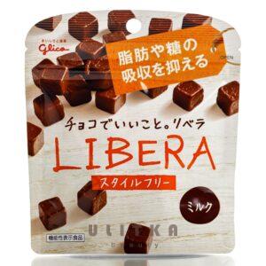 Полезный японский молочный шоколад (кубики) Glico Libera (50 гр) – Купити в Україні Ulitka Beauty