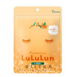 Тканевая маска омолаживающая с экстрактом османтуса Lululun Premium Osmanthus (7 шт) – Купити в Україні Ulitka Beauty