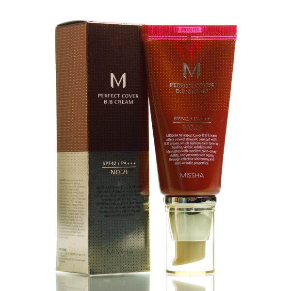 ВВ крем светлый бежевый  Missha M Perfect Cover BB Cream SPF42 (50 мл)