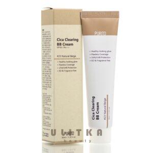 BB-крем с центеллой натуральный беж Purito Cica Clearing BB cream 23 Natural Beige (30 мл) – Купити в Україні Ulitka Beauty