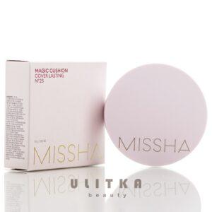 ВВ-кушон матирующий Натуральный Беж Missha Magic Cushion Cover Lasting SPF50 PA+++ #23 (15 гр) – Купити в Україні Ulitka Beauty