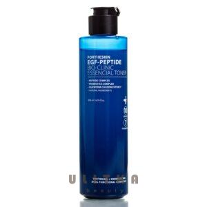 Антивозрастной тонер для лица Fortheskin EGF-peptide Bio Clinic Essencial Toner  (200 мл) – Купити в Україні Ulitka Beauty