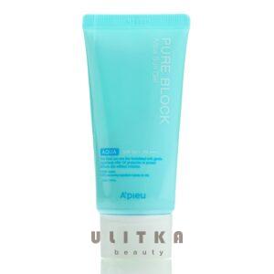 Солнцезащитный гель A'pieu Pure Block Aqua Sun Gel SPF50+/Pa+++ (50 мл) – Купити в Україні Ulitka Beauty