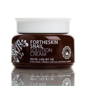 Крем для лица с муцином улитки Fortheskin Snail Solution Cream  (100 мл) – Купити в Україні Ulitka Beauty