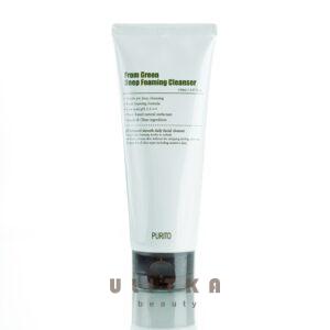 Пенка с центеллой и зеленым чаем Purito From Green Deep Foaming Cleanser (150 мл) – Купити в Україні Ulitka Beauty