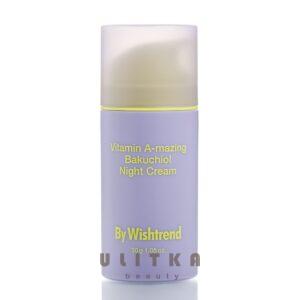 Ночной крем с ретинолом и бакучиолом By Wishtrend Vitamin A-mazing Bakuchiol Night Cream (30 мл) – Купити в Україні Ulitka Beauty