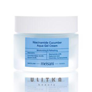 Увлажняющий гель-крем с ниацинамидом и гидролатом огурца  Meisani Niacinamide Cucumber Aqua Gel Cream (50 мл) – Купити в Україні Ulitka Beauty