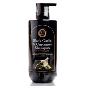 Шампунь с экстрактом черного чеснока и куркумы Daeng Gi Meo Ri Black Garlic & Curcumin Shampoo (500 мл) – Купити в Україні Ulitka Beauty