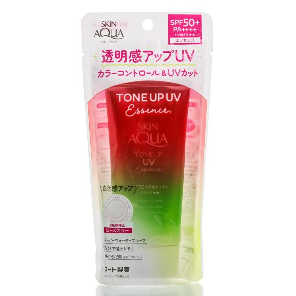 Солнцезащитная эссенция  Rohto Skin AQUA Tone Up UV Essence SPF 50+ PA ++++  (80 мл)