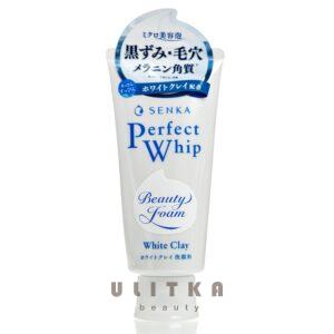 Пенка для умывания с белой глиной Shiseido Senka Perfect White Clay (120 мл) – Купити в Україні Ulitka Beauty