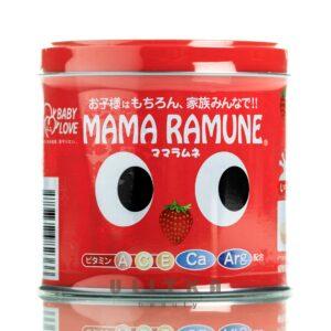 Детские витамины А, С, Е со вкусом клубники Mama Ramune (200 шт - 100 дн) – Купити в Україні Ulitka Beauty