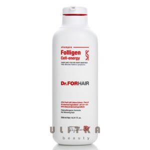 Шампунь для укрепления и восстановления зрелых волос Dr.FORHAIR Folligen Cell-Energy Shampoo (500 мл) – Купити в Україні Ulitka Beauty