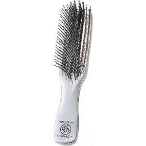 Массажная расческа для мытья и укладки волос S-HEART-S Majestic Scalp Brush PLUS Long (1 шт) – Купити в Україні Ulitka Beauty