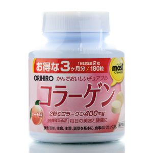 Коллаген жевательный c аминокислотами и витаминами ORIHIRO Collagen (180 шт - 90 дн) – Купити в Україні Ulitka Beauty