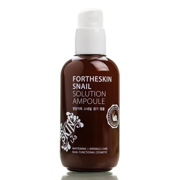 Ампульная сыворотка с муцином улитки  Fortheskin Snail Solution Ampoule (100 мл)