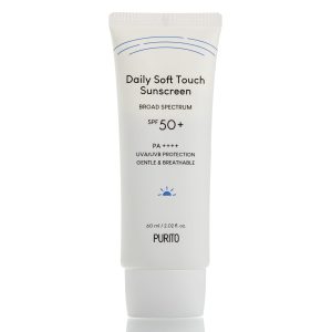 Солнцезащитный крем с церамидами  Purito  Daily Soft Touch Sunscreen SPF50+/PA++++ (60 мл) – Купити в Україні Ulitka Beauty