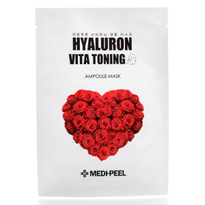 Осветляющая выравнивающая тон маска MEDI-PEEL Hyaluron Vita Toning Mask (50 мл) – Купити в Україні Ulitka Beauty