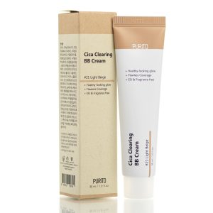 BB-крем с экстрактом центеллы Purito Cica Clearing BB cream 21 Light Beige (30 мл) – Купити в Україні Ulitka Beauty