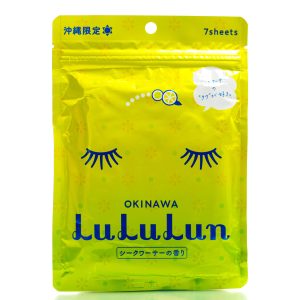 Маска тканевая детокс тонизирующая OKINAWA LULULUN Premium Okinawa Citrus Depressa (7 шт) – Купити в Україні Ulitka Beauty