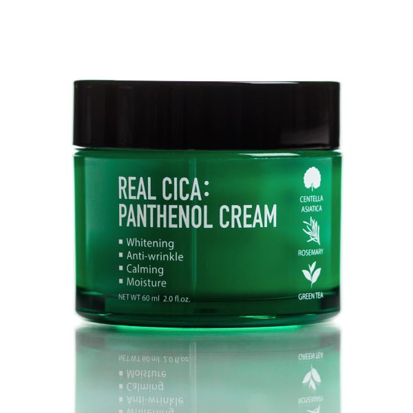 Восстанавливающий крем с центеллой и пантенолом  Fortheskin Real Cica Panthenol Cream  (60 мл)