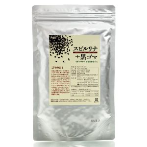 Спирулина с экстрактом черного кунжута ALGAE Spirulina with black sesame extract (1800 шт) – Купити в Україні Ulitka Beauty