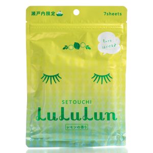 Увлажняющая тканевая маска Лимон SETOUCHI LULULUN Premium Face Mask Lemon (7 шт) – Купити в Україні Ulitka Beauty