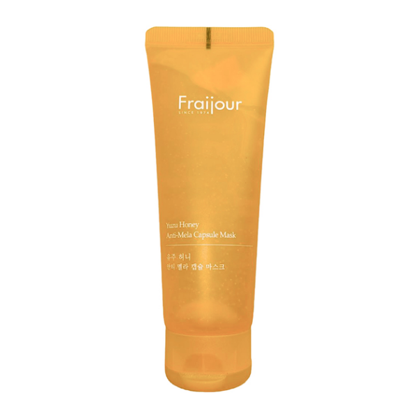 Осветляющая капсульная  маска с экстрактом юдзу  Fraijour Yuzu Honey Anti-Mela Capsule Mask (75 мл)