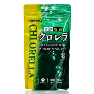 Хлорелла ORIHIRO Chlorella (1000 шт - 40 дн) – Купити в Україні Ulitka Beauty