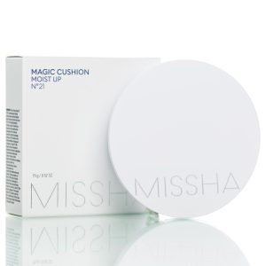 ВВ-кушон увлажняющий Светлый Беж Missha Magic Cushion Moist Up SPF50 PA+++ #21 (15 гр) – Купити в Україні Ulitka Beauty