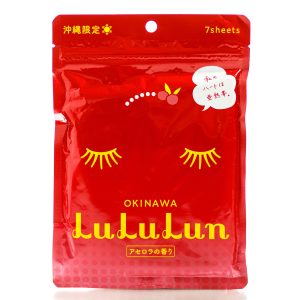 Тканевая маска увлажняющая «Ацерола» OKINAWA LULULUN Okinawa Acerola (7 шт) – Купити в Україні Ulitka Beauty