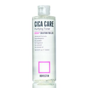 Тонер для проблемной и чувствительной кожи Rovectin Skin Essentials Cica Care Purifying Toner (260 мл) – Купити в Україні Ulitka Beauty