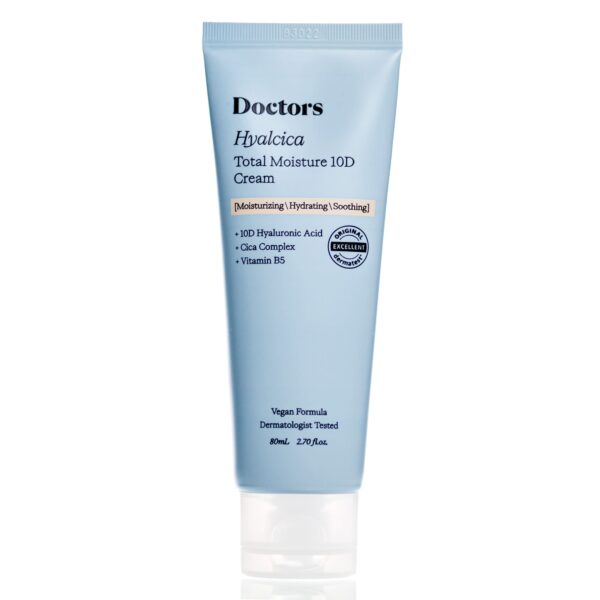 10 формами гиалуроновой кислоты и центеллой Doctors Theralogic Hyalcica Total Moisture 10 D Cream (80 мл)