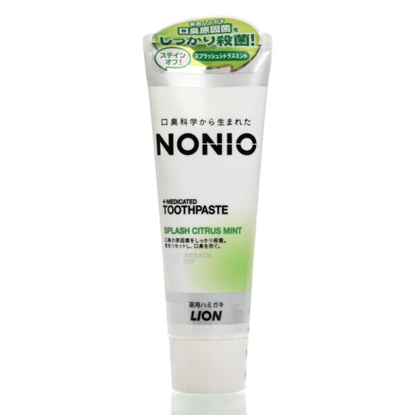 LION Nonio Medicated Toothpaste Splash Citrus Mint (130 гр)