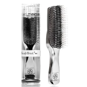 Массажная расческа для мытья и укладки волос S-HEART-S Majestic Scalp Brush PLUS Long (1 шт) – Купити в Україні Ulitka Beauty