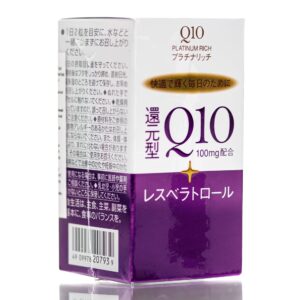 Коэнзим Q10, ресвератрол и витамин Е Shiseido Q10 Platinum Rich (60 шт - 30 дн) – Купити в Україні Ulitka Beauty